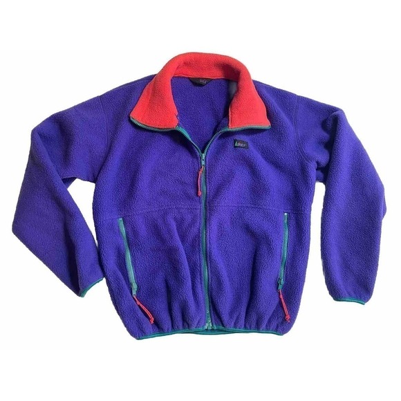 REI Other - Vintage REI Purple Fleece Full Zip Jacket Childrens Kids